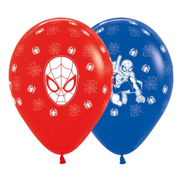 Globo Fashion Surtido Infinity Spiderman R12 X 10 Globos