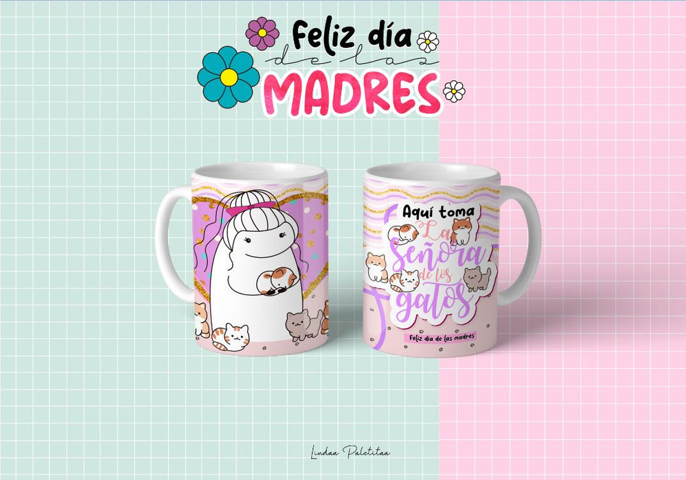 Mug Feliz Dia De La Madre 11 Oz Ref. 32 x 1 Unidad
