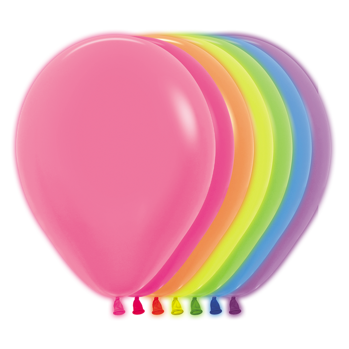 Globo Surtido Neon R18 X 6 Unidades Sempertex