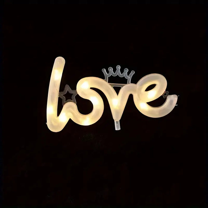 Letrero Luz led Calida Love x 1 Unidad