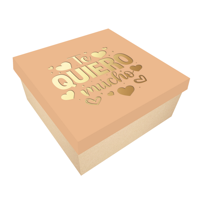 Caja 30 x 30 Te Quiero Mucho Durazno x 1 Unidad