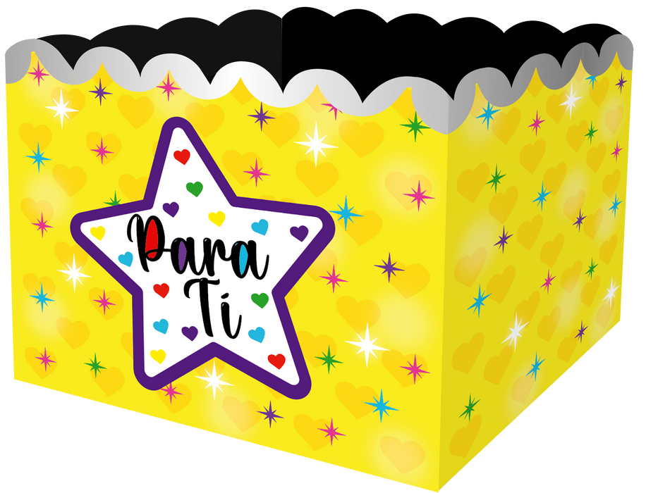 Caja Ancheta Grande Amarilla x 1 unidad