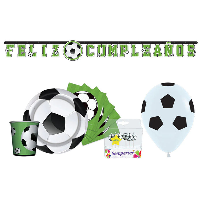 Kit De Fiesta Futbol Marca Sempertex