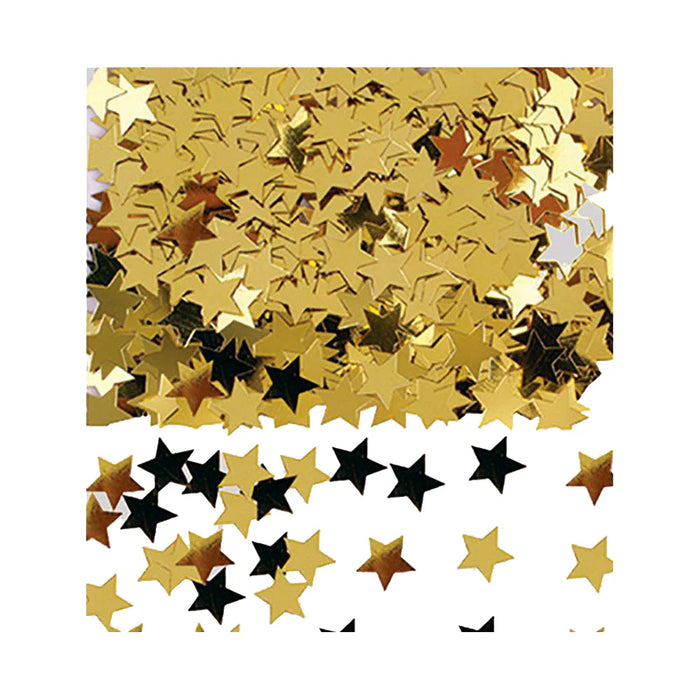 Confetti Para Mesa Metalizado Estrellas Doradas X 15 Gr Sempertex