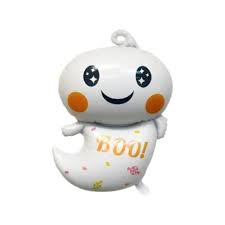 Globo Metalizado Fantasma Boo 24" x 1 Unidad