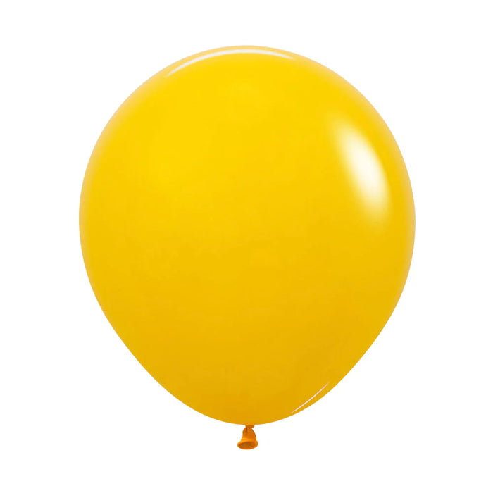 Globo Amarillo Miel Fashion R18 X 6 Unidades Sempertex