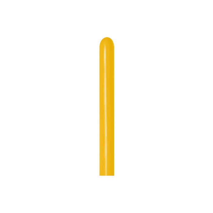 Globo Amarillo Miel Fashion Tubito 260 X 50 Unidades Sempertex