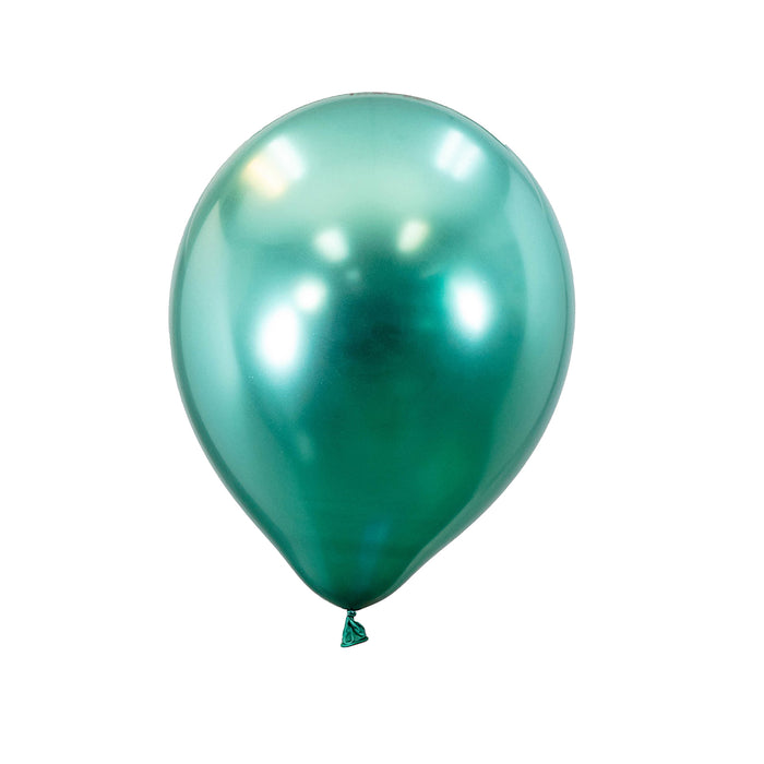 Globo Cromado Linea Economica R12 Verde X 50 Unidades
