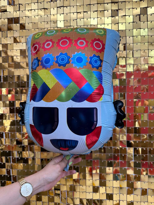 Globo Metalizado Carnaval de Barranquilla Congo 18"