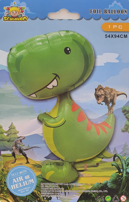 Globo Metalizado Tiranosaurio Rex Bebe 37"
