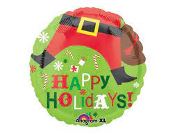 Globo Metalizado Happy Holydays 18" Anagram