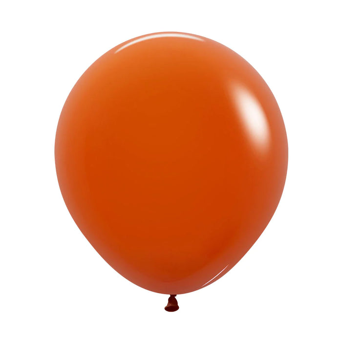 Globo Naranja Cobrizo Fashion R18 X 6 Unidades Sempertex