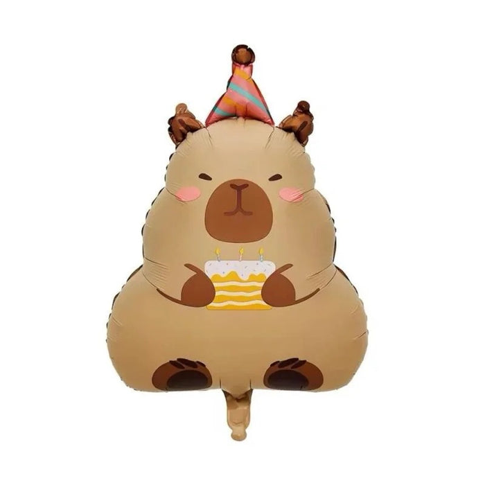 Globo Foil Capibara Torta 14" x 1 Unidad
