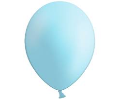Globo Linea Economica Azul Bebe R12 X 20 Unidades