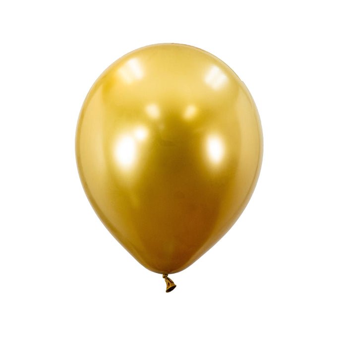 Globo Cromado Linea Economica R5 Dorado X 20 Unidades