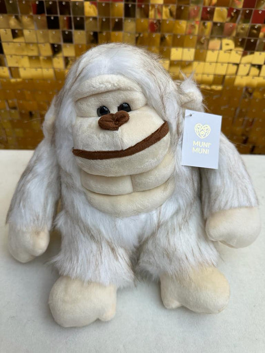 Gorila de Peluche Deluxe Pequeño Color Blanco 25 CM