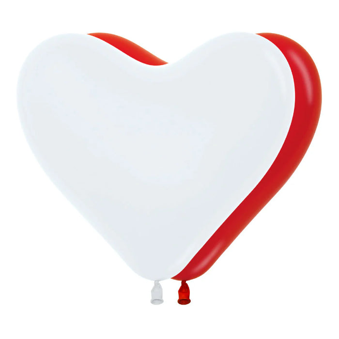 Globo Corazon Fashion Surtido Pasion 12" x 50 Globos Sempertex