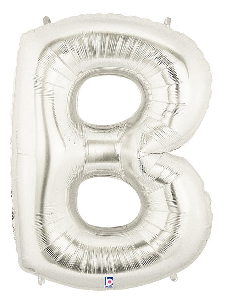 Globo Letra B Plateado 14" Conver Kaleidoscope
