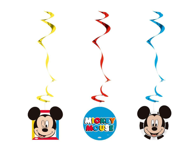 Espiral Cartón Mickey Facetime X 3 Unidades Sempertex