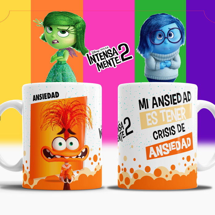 Mug Intensamente 2 Ansiedad de 11 Oz Ref. 18 x 1 Unidad