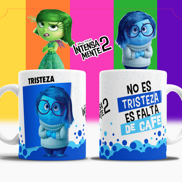 Mug Intensamente 2 Tristeza de 11 Oz Ref. 13 x 1 Unidad