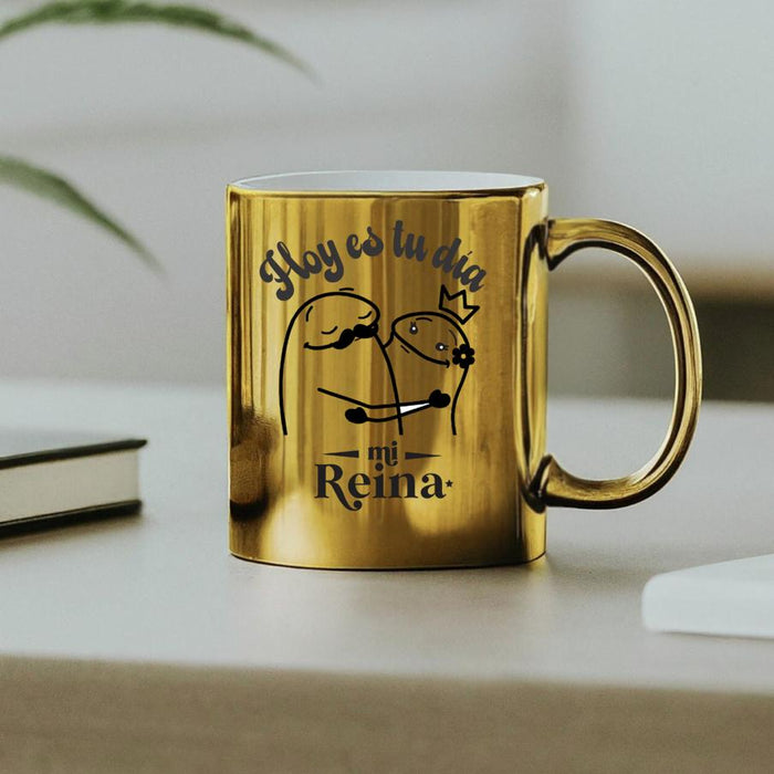 Mug Dorado Espejo Madres 11 Oz Ref. 9 x 1 Unidad