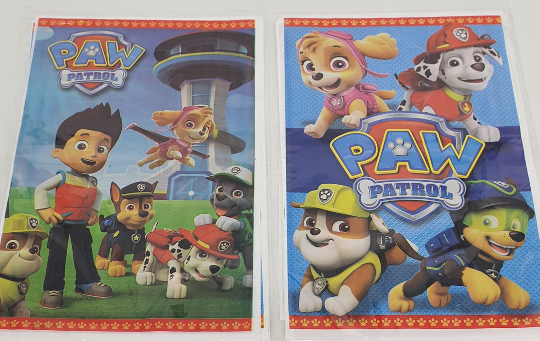 Paquete De Bolsas Para Sorpresa Impresa a Dos Caras Paw Patrol X 20 Unidades