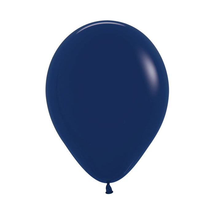 Globo Azul Naval Fashion R18 x 50 Unidades Sempertex