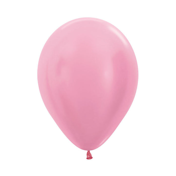 Globo Rosado Satin R9 X 20 Unidades Sempertex