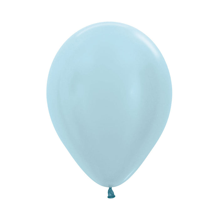 Globo Azul Satin R9 X 20 Unidades Sempertex