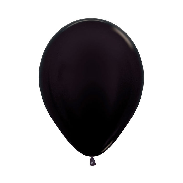 580 Metal Negro R12 X 12 Globos