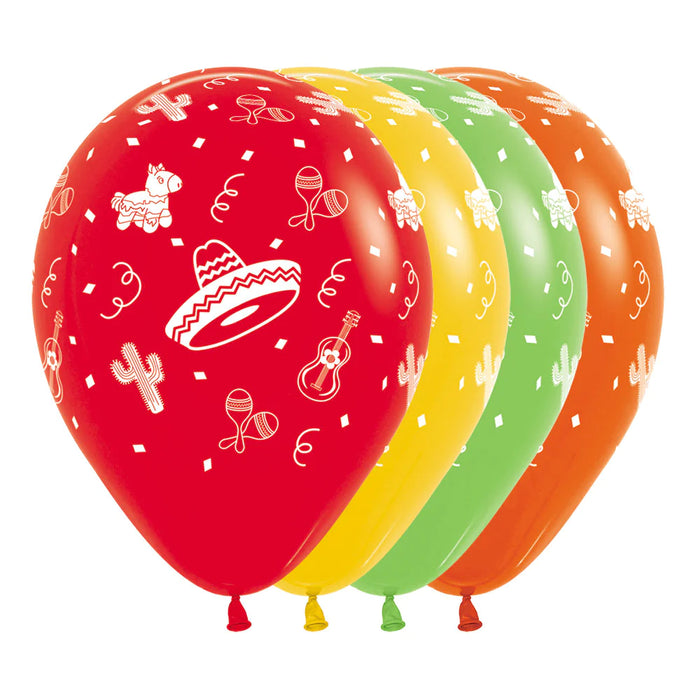 Globo Infinity Mexicano F Surtido R12 X 12 Globos
