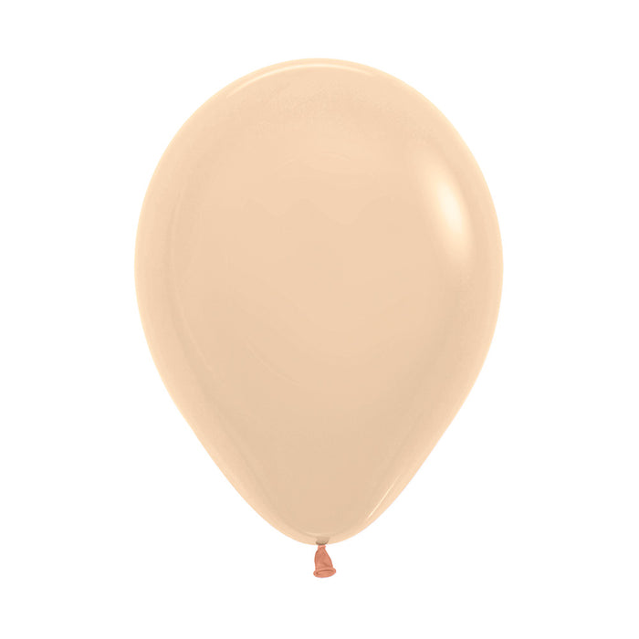 Globo Durazno Malibu Pastel Mate R12 x 50 Unidades Sempertex