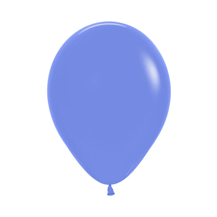 Globo Azul Hortensia Fashion R12 x 12 Unidades Sempertex