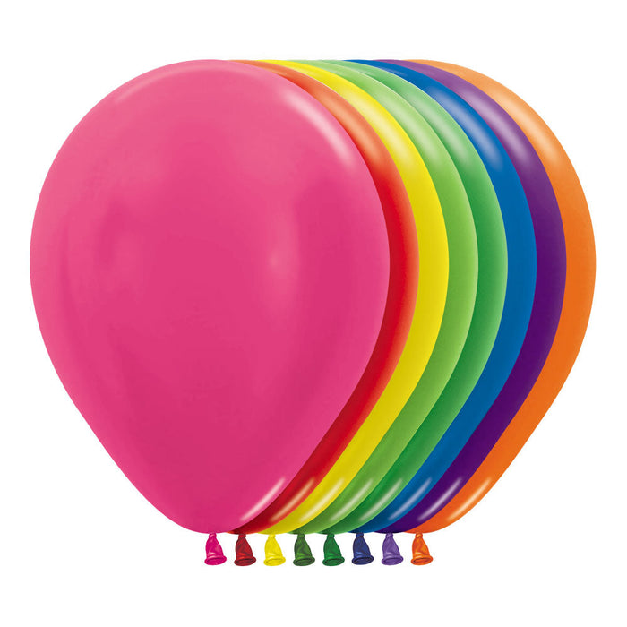 Globo Surtido Metal R9 x 50 Unidades Sempertex