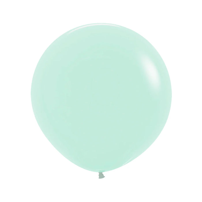 Globo Verde Pastel Mate R18 x 50 Unidades Sempertex