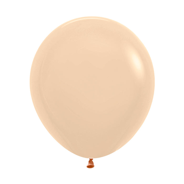 Globo Durazno Malibu Pastel Mate R18 x 6 Unidades Sempertex