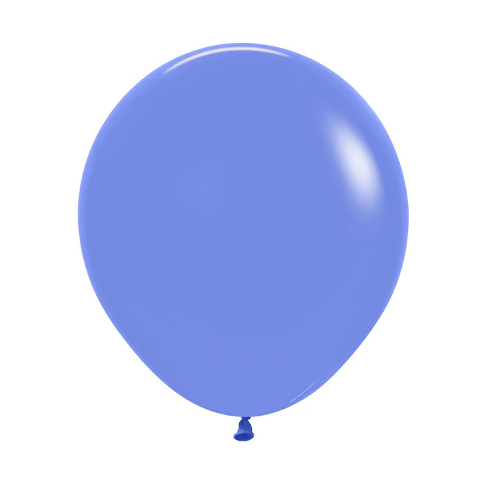Globo Azul Hortensia Fashion R18 x 6 Unidades Sempertex