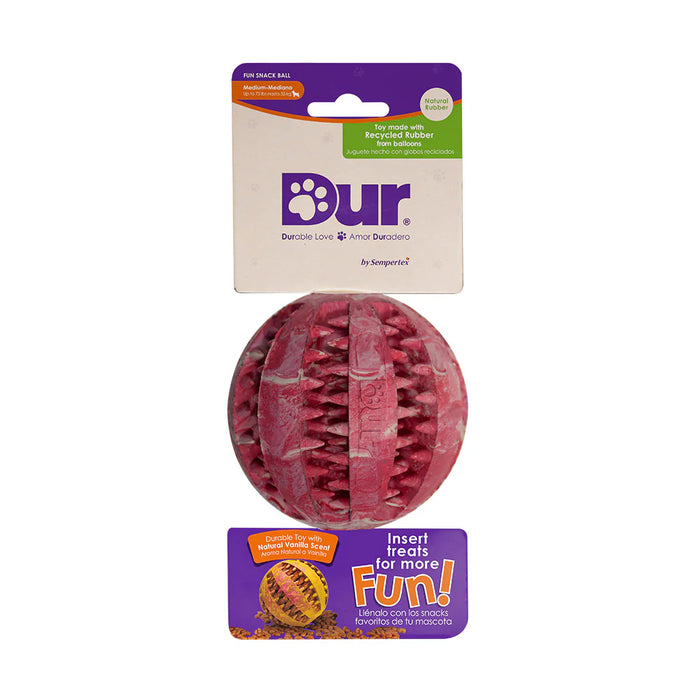 Juguete pelota Mediana Rojo/Blanco Para Perros x 1 Unidad