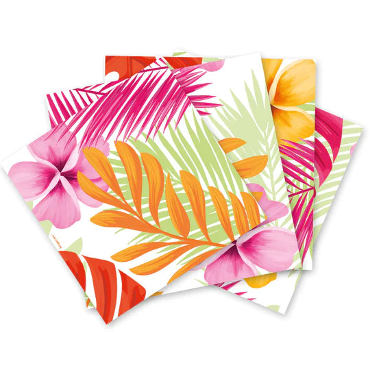 Servilleta Pequeña Paraíso Tropical X16 Unidades Sempertex