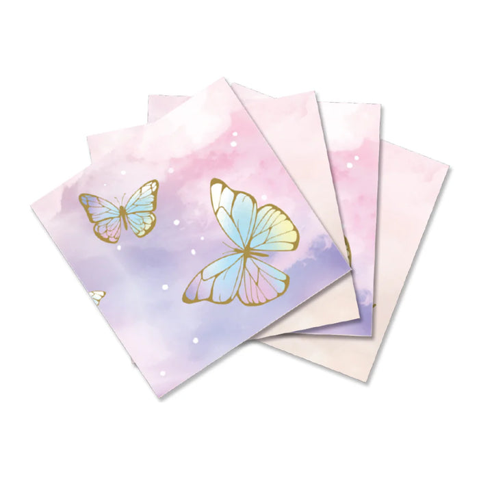 Servilleta Pequeña Mariposas Encantadas x 16 Unidades Sempertex