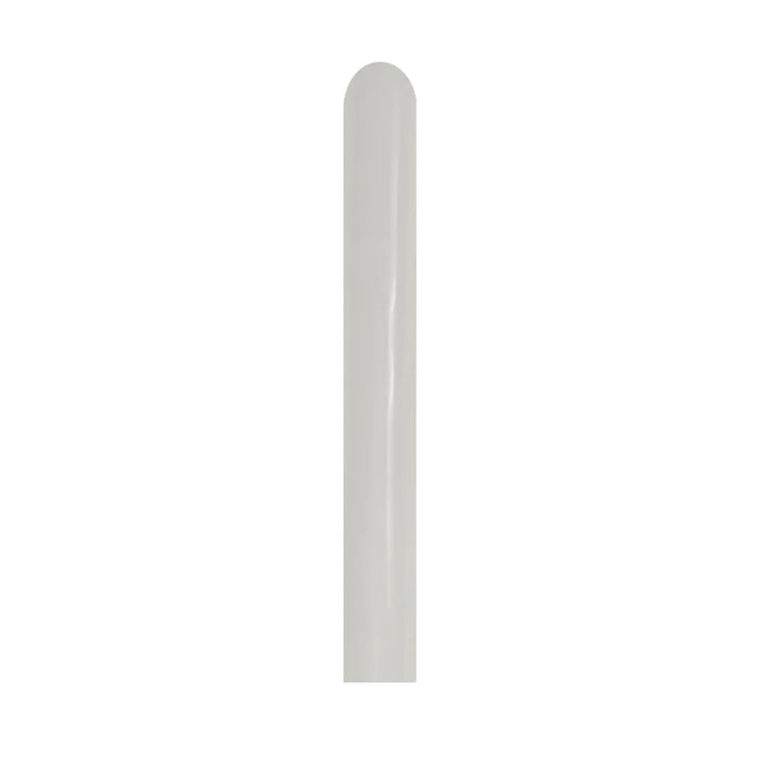Globo Blanco Nacar Silk Tubito 260 x 50 Unidades Sempertex