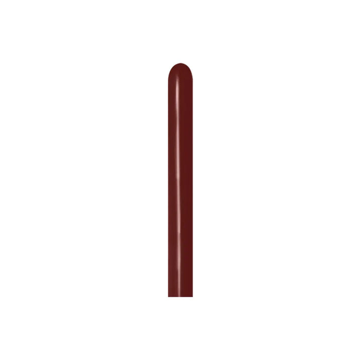 Globo Merlot Fashion Tubito 260 x 50 Unidades Sempertex