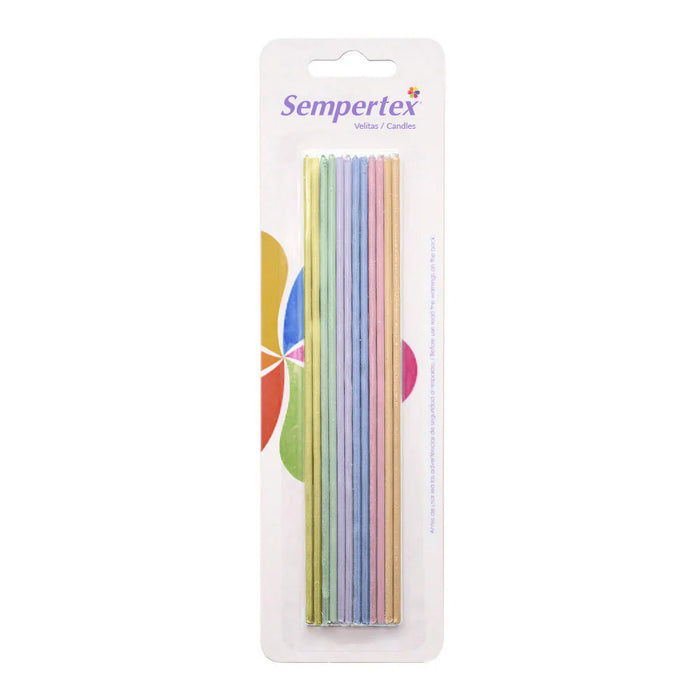 Velita Fina Pastel X 24 Unidades Sempertex
