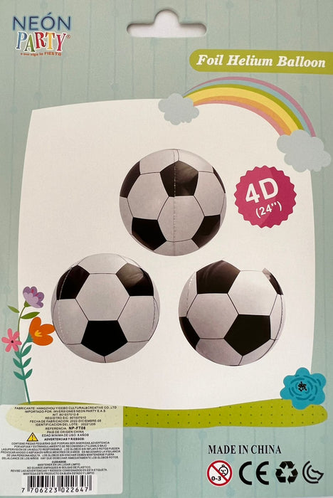 Globo Metalizado Balón 24" 4D x 1