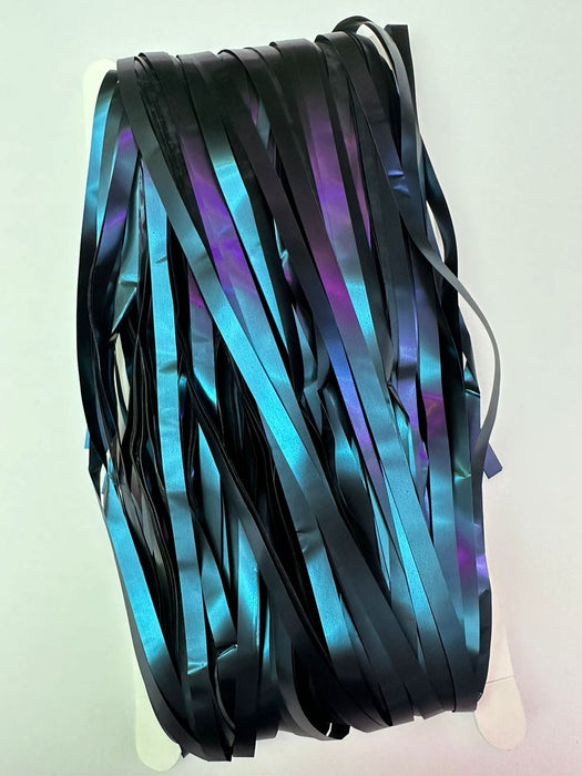 Cortina de Fiesta Lisa Mate 2m x 1m Azul Turquesa