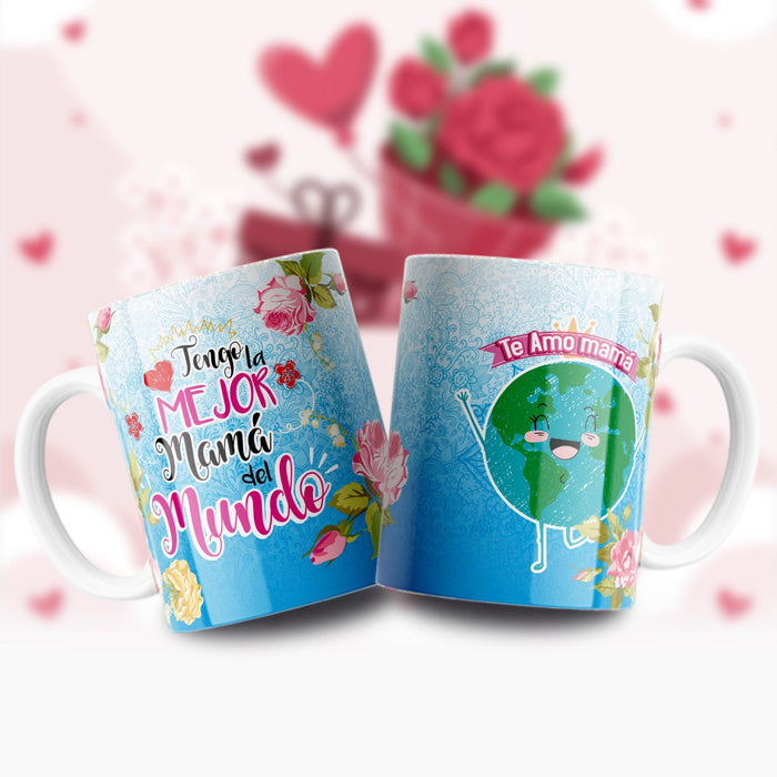 Mug Feliz Dia De La Madre 11 Oz Ref. 100 x 1 Unidad