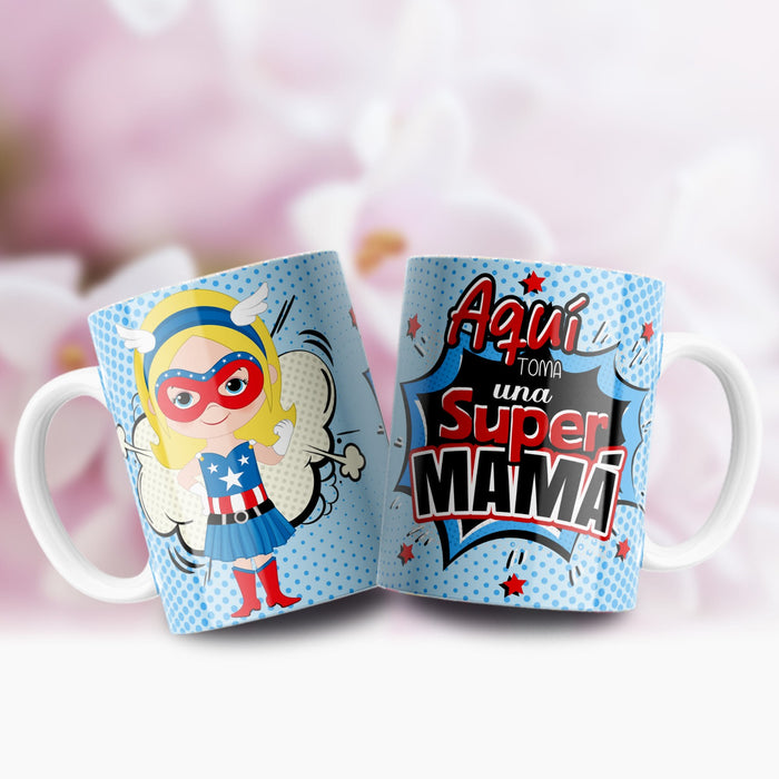 Mug Feliz Dia De La Madre 11 Oz Ref. 104 x 1 Unidad