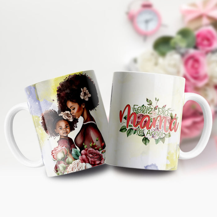Mug Feliz Dia De La Madre 11 Oz Ref. 124 x 1 Unidad