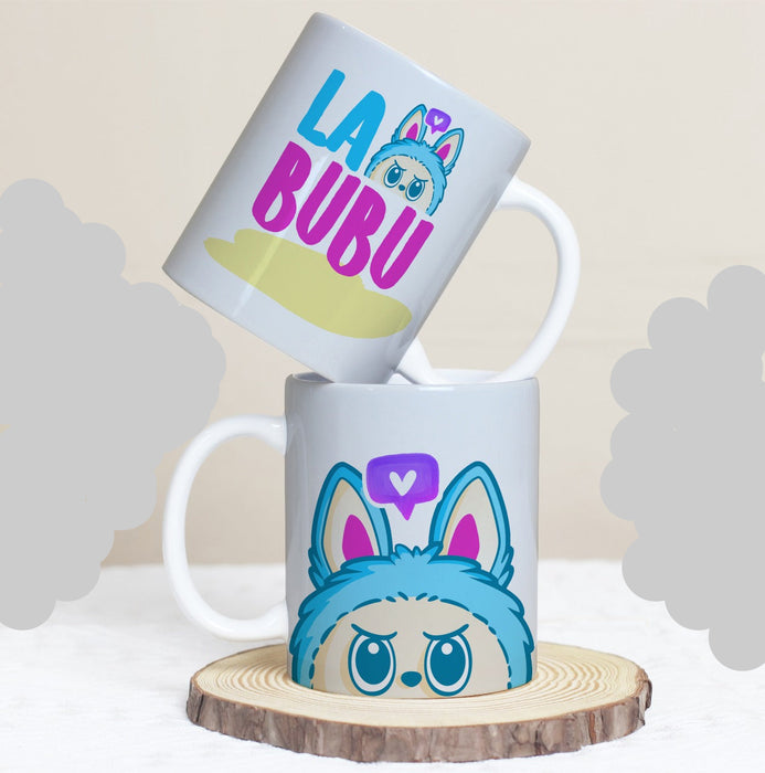 Mug Labubu 11 Oz Ref. 3 Cian x 1 Unidad